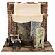 Barber shop setting for 12 cm Nativity scene s1