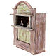 Pink puppet show theatre for 12 cm Nativity scene in wood s2