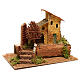 House with tree, for 6 cm nativity s3