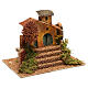 House with tree and staircase for 6 cm Nativity scene s3