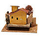 Mini house with fall tree steps, for 6 cm nativity s4