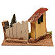 Haus mit Zaun für Krippe, 6 cm s4