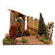 House with cypress for 6 cm Nativity scene s1