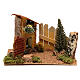 House with cypress tree, for 6 cm nativity s1