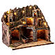 Nativity scene setting with water stream and moving mill for 8-10 cm Neapolitan Nativity scene 65x65x55 cm s4