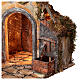 Ancient temple with light and fountain for 18-24 cm Neapolitan Nativity scene 55x65x40 cm s2