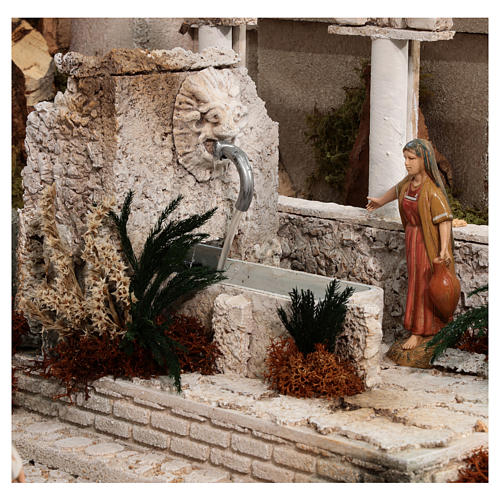 Complete Nativity Scene historical Palestinian style 100x320x120 cm Moranduzzo statues 7