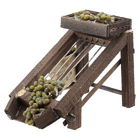 Sortier- und Konfektioniervorrichtung für Oliven, geeignet für 6-8 cm Krippe im neapolitanischen Stil