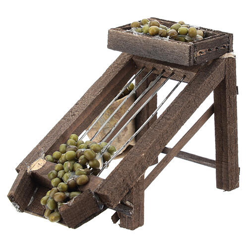 Sortier- und Konfektioniervorrichtung für Oliven, geeignet für 6-8 cm Krippe im neapolitanischen Stil 2