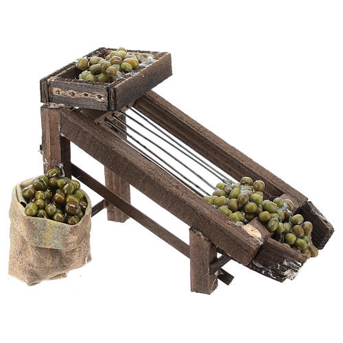 Sortier- und Konfektioniervorrichtung für Oliven, geeignet für 6-8 cm Krippe im neapolitanischen Stil 3