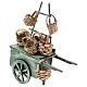 Carro vendedor cestas para belén napolitano de 6-8 cm s1