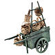 Carro vendedor cestas para belén napolitano de 6-8 cm s2