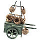 Carro vendedor cestas para belén napolitano de 6-8 cm s3