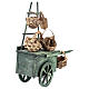 Carro vendedor cestas para belén napolitano de 6-8 cm s4