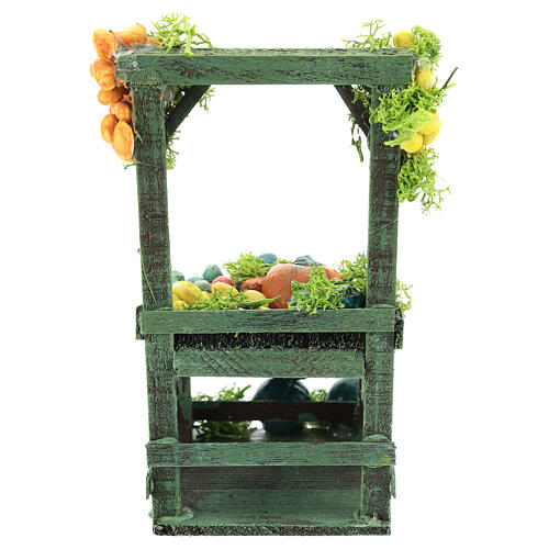 Fruit vegetable stand miniature, for 6-8 cm Neapolitan nativity 4