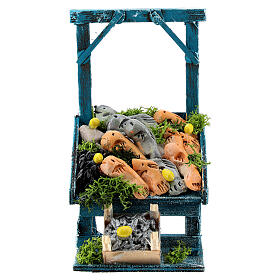 Banco pescivendolo per presepe napoletano di 6-8 cm