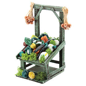 Mini vegetable stall, for 6-8 cm Neapolitan nativity