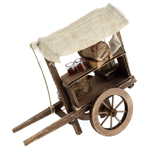 Wine maker cart for Neapolitan Nativity Scene of 6-8 cm 3