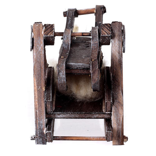 Wolle Kardiermaschine mit Füßen für neapolitanische 6-8 cm Krippe 3