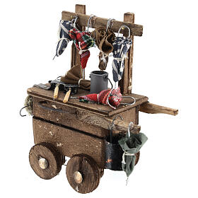 Banco ombrellaio per presepe napoletano di 6-8 cm