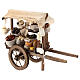 Cheese and vegetable wagon for Neapolitan Nativity Scene with standing figurines of 6-8 cm s1