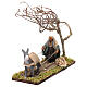 Rolnik z pługiem, do szopki neapolitańskiej, 10 cm s3