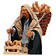 Sprzedawca dzbanów w koszach, figurka do szopki z Neapolu 14 cm s2