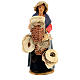 Woman with bread Neapolitan nativity figurine measuring 30 cm s1
