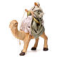 Rey mago y camello de terracota para belén Nápoles 6 cm de altura media s1