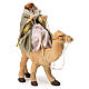 Re magio sul cammello in terracotta per presepe Napoli 6 cm s2