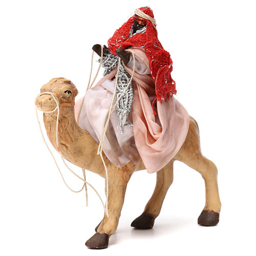 Moor Magi King on Camel for neapolitan nativity 6 cm 1