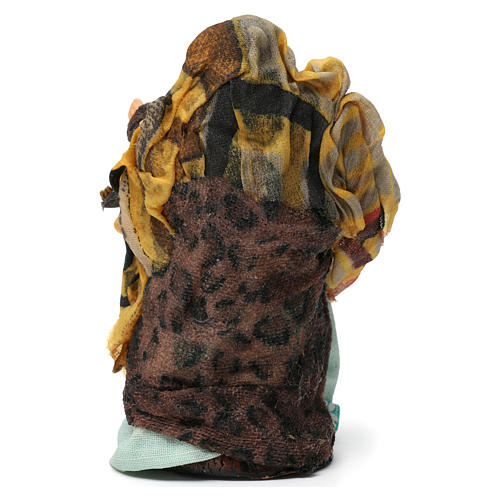 Donna incinta per presepe napoletano 8 cm 3