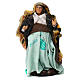 Donna incinta per presepe napoletano 8 cm s1
