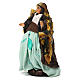 Donna incinta per presepe napoletano 8 cm s2
