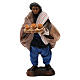 Man with bread Neapolitan Nativity Scene 8 cm s1