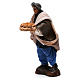 Hombre con pan para belén napolitano de 8 cm de altura media s2