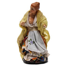 Shepherdess for Neapolitan nativity of 8 cm