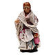Girl with Dolly for Neapolitan nativity of 8 cm s1