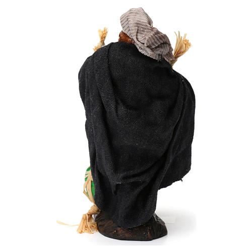 Uomo con angurie per presepe napoletano di 8 cm 3