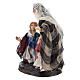 Woman with baby boy Neapolitan Nativity Scene 8 cm s2