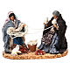 Fabric Spinners for Neapolitan nativity of 8 cm s1