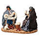 Fabric Spinners for Neapolitan nativity of 8 cm s2