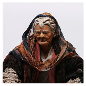 Lavandaia per presepe napoletano stile 700 di 30 cm