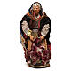 Old wash woman for Neapolitan nativity 700 style of 30 cm s1
