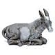 Donkey in Terracotta for Neapolitan nativity style 700 of 30 cm s1