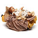 Gesù bambino in culla per presepe napoletano stile 700 di 30 cm  s4
