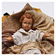 Child Jesus in crib for Neapolitan nativity style 700s of 30 cm s2