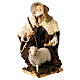 Homme avec mouton pour crèche napolitaine style XVIII de 35 cm s3