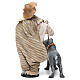 Shepherd with hound for Neapolitan nativity scene 35 cm s6