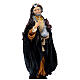 Rey mago con don de terracota para belén Nápoles de 35 cm de altura media s2